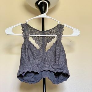 Crochet lace bralette